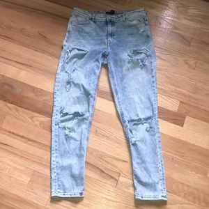 H&M distressed jeans